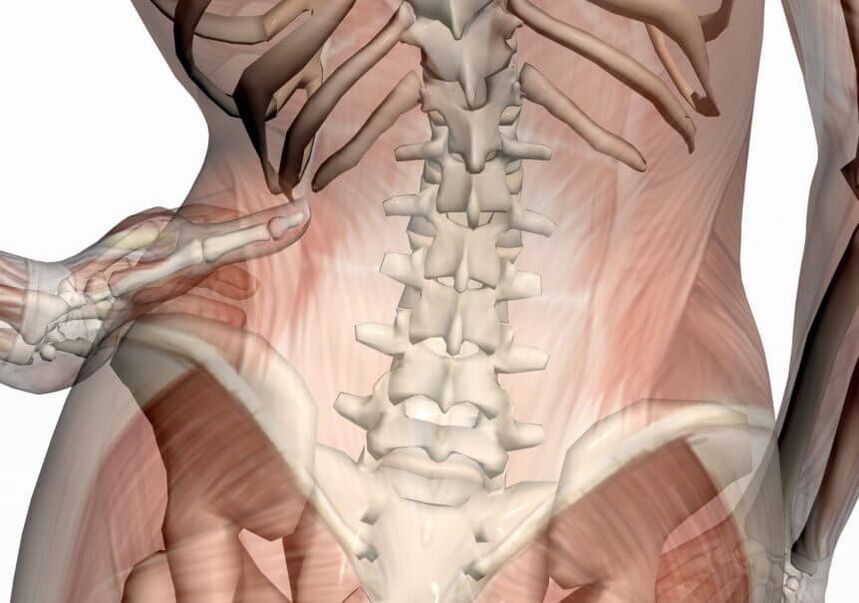 dolor en la columna lumbar